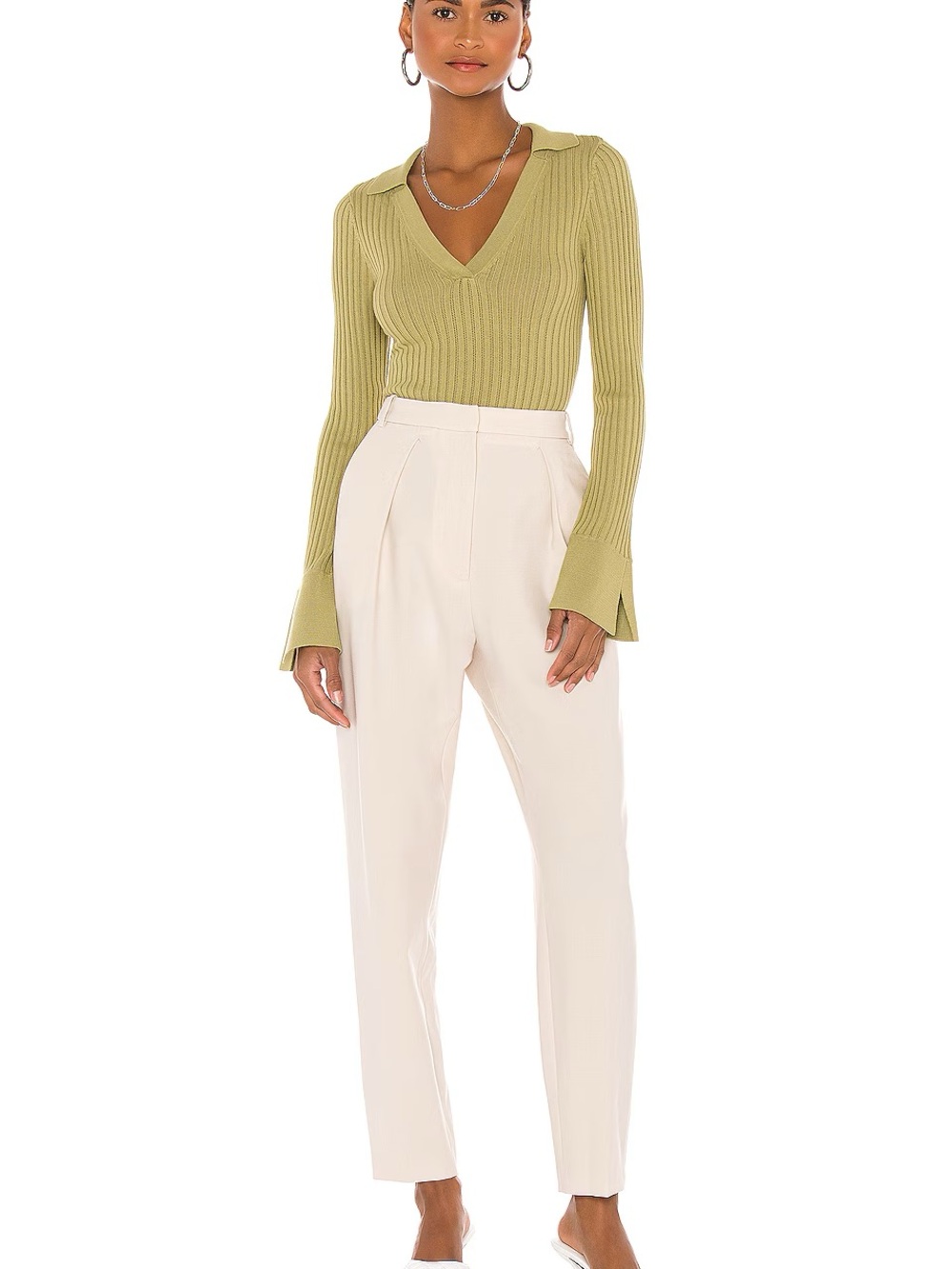 Femme Rib Henley - Picture 2 of 4